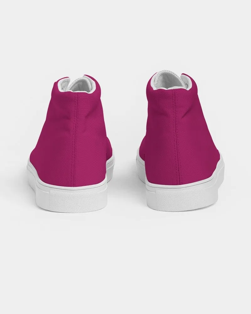 Shaded Pink High-Top Canvas Sneakers | Men's | C0M100Y25K30