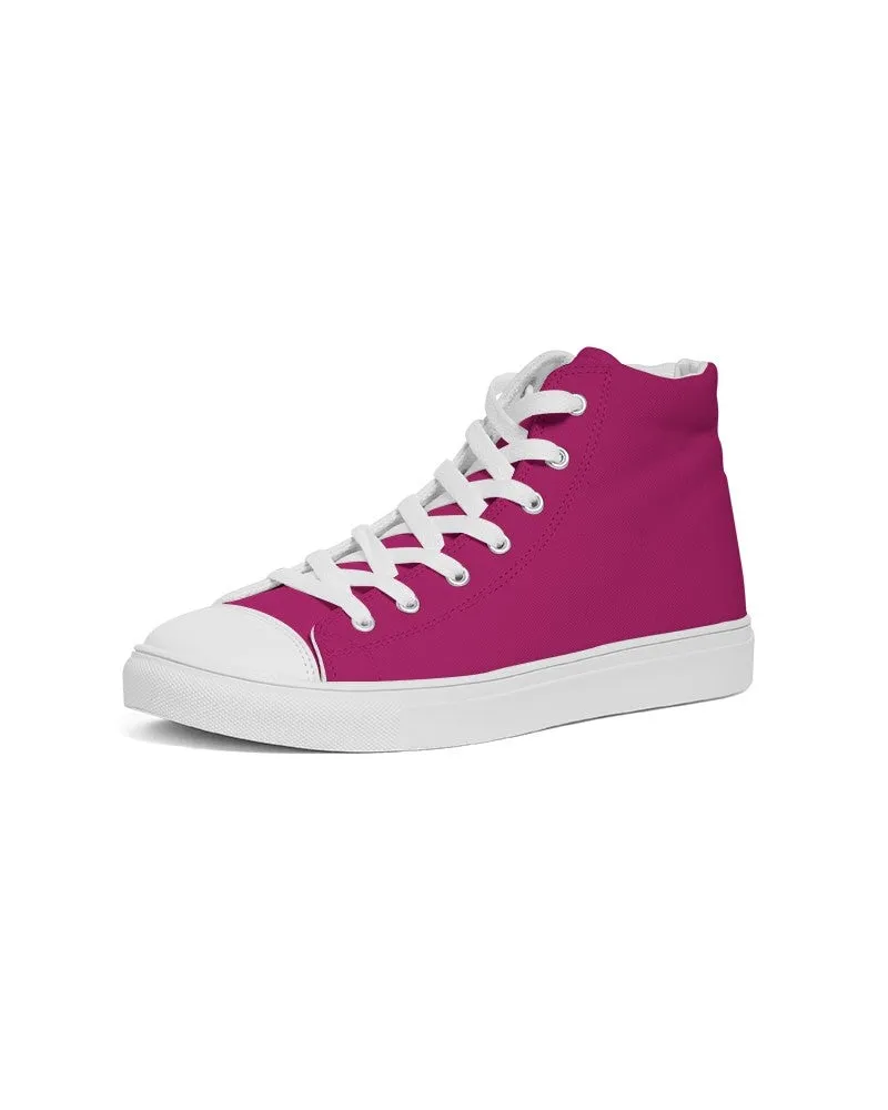 Shaded Pink High-Top Canvas Sneakers | Men's | C0M100Y25K30