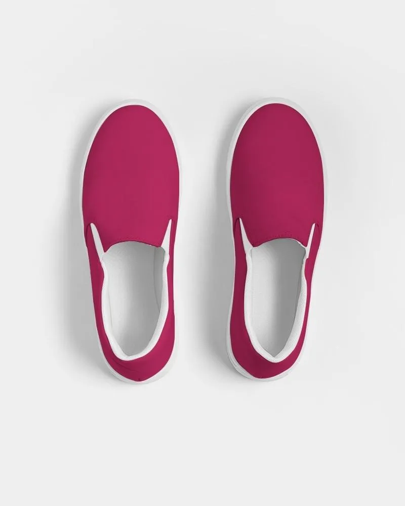 Shaded Pink Slip-On Canvas Sneakers | Men's | C0M100Y50K30