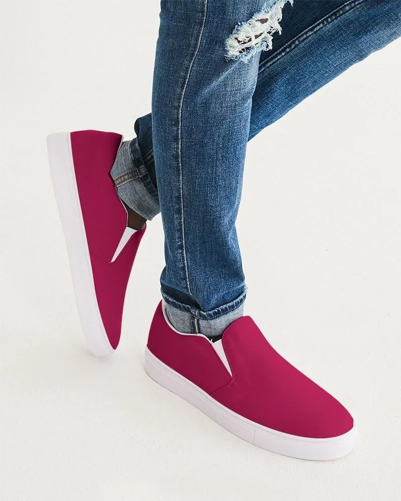 Shaded Pink Slip-On Canvas Sneakers | Men's | C0M100Y50K30