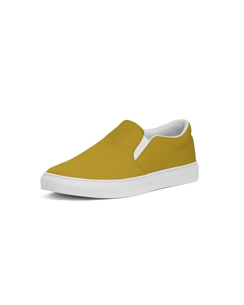 Shaded Yellow Slip-On Canvas Sneakers | Men's | C0M25Y100K30