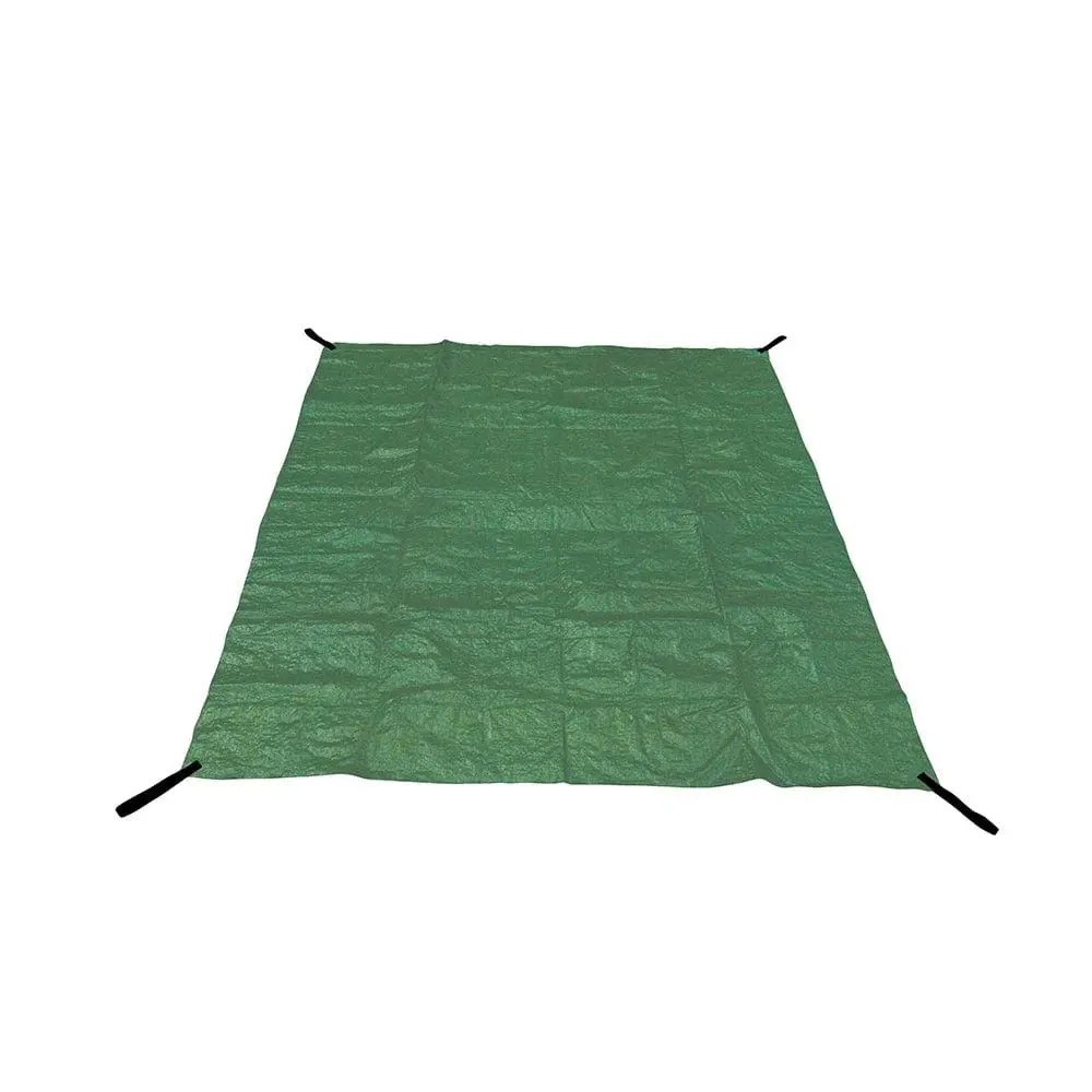 Silverline 633784 Green Ground Tip Sheet 2m x 2m: Durable Waterproof Cover for Gardening and DIY Projects