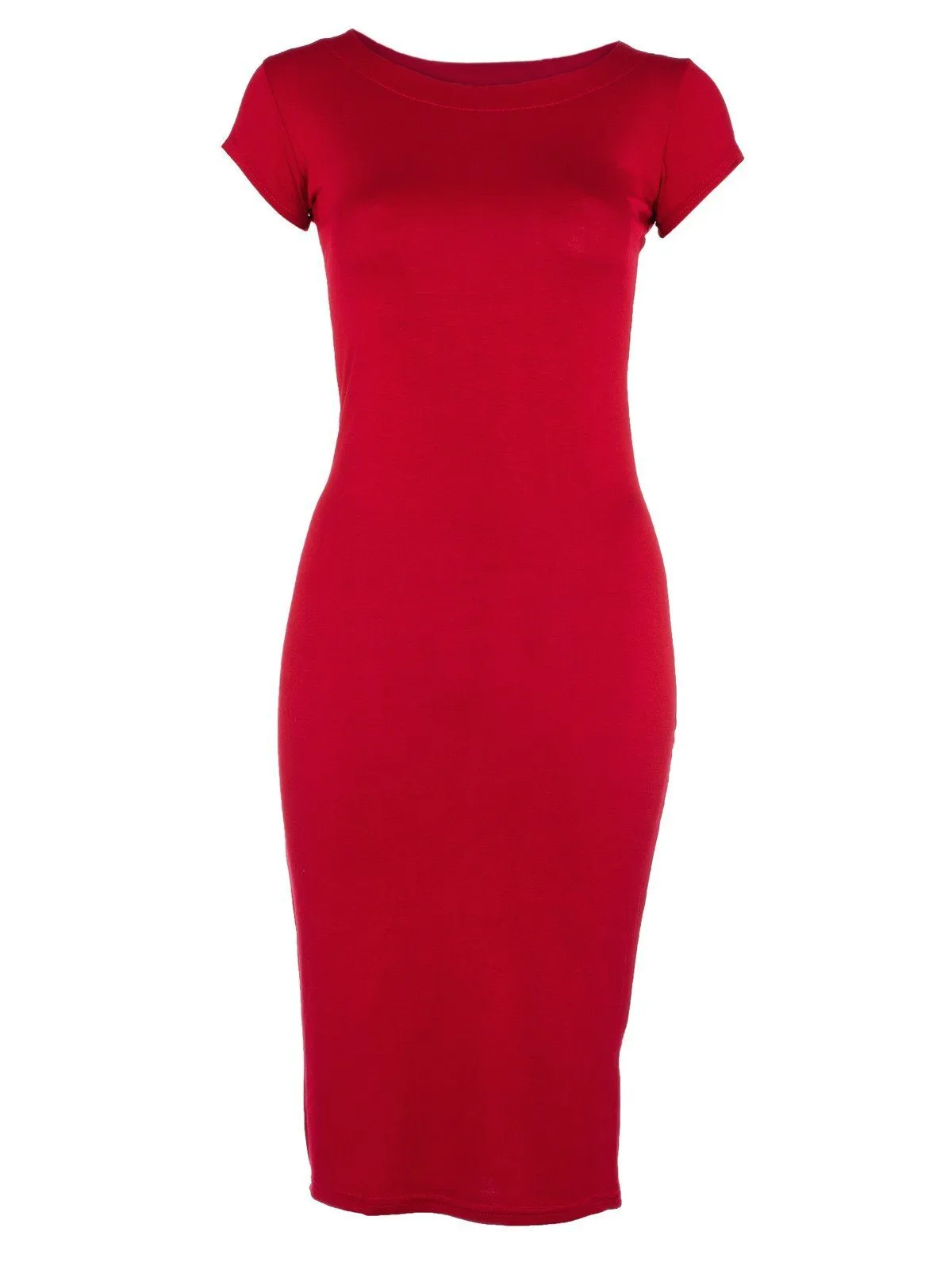Simply Chic Cap Sleeve Bodycon Dress