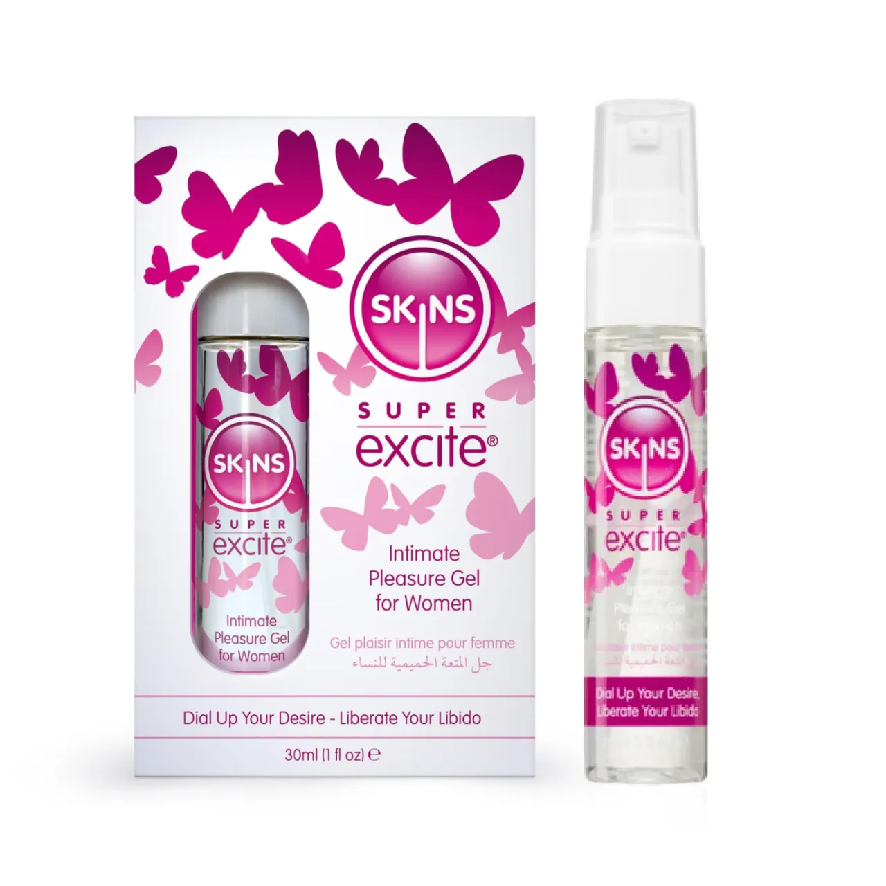 Skins Super Excite - Intimate Pleasure Gel for Women (30ml)
