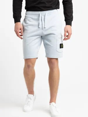 Sky Blue Cotton Shorts