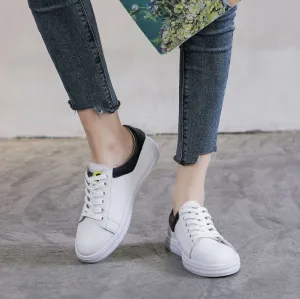 Small Feet Ladies Soft Sole Leather Sneakers AP57