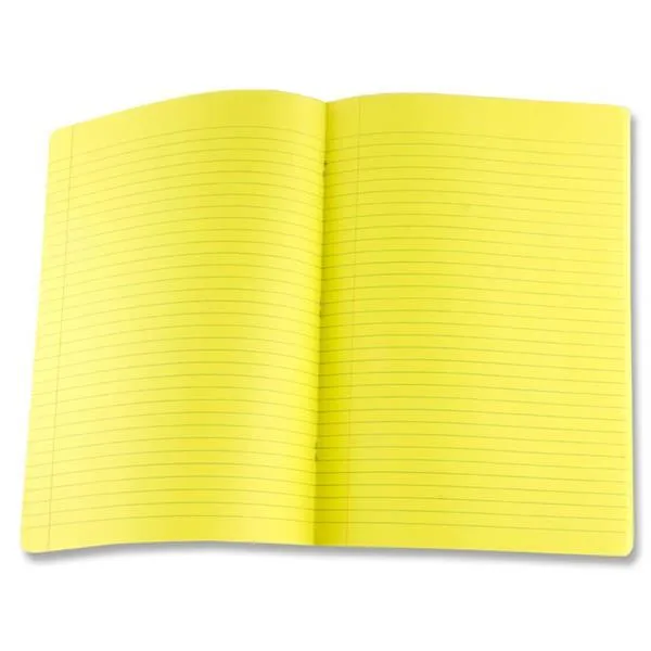 Student Solutions - A4 120 Page Visual Aid Durable Cover Manuscript Book - Yellow