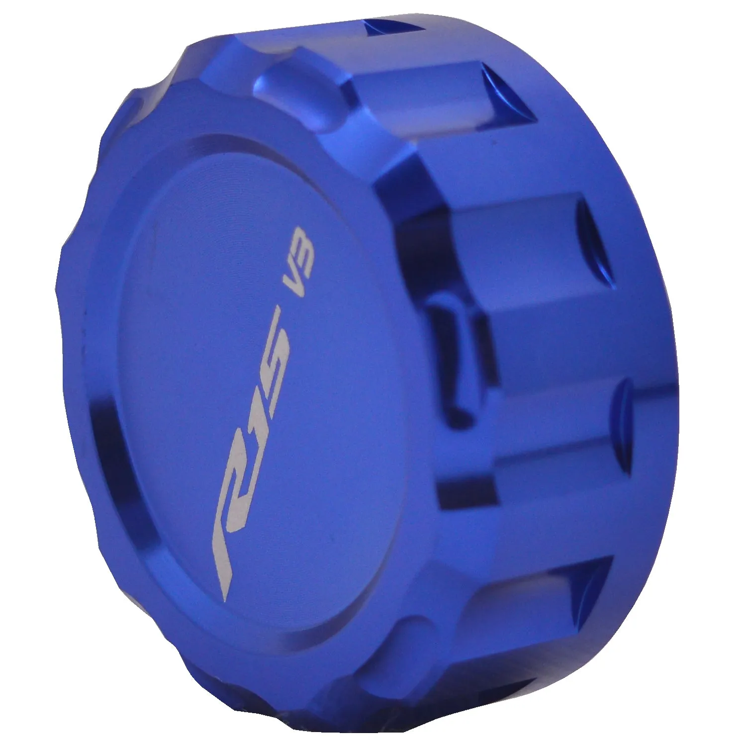 Stylish Rear Oil Cap For Yamaha R15 V2,V3 Blue.
