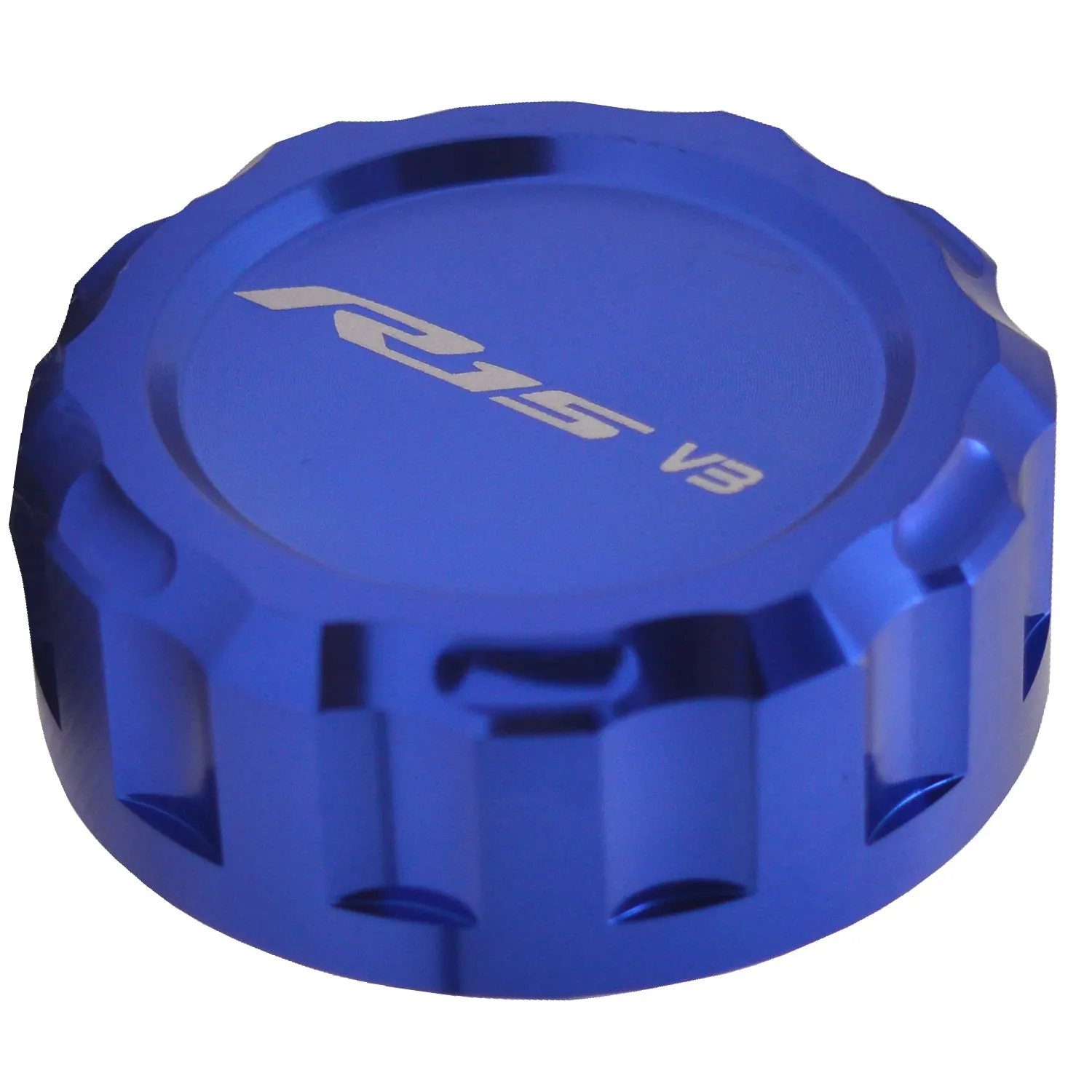 Stylish Rear Oil Cap For Yamaha R15 V2,V3 Blue.