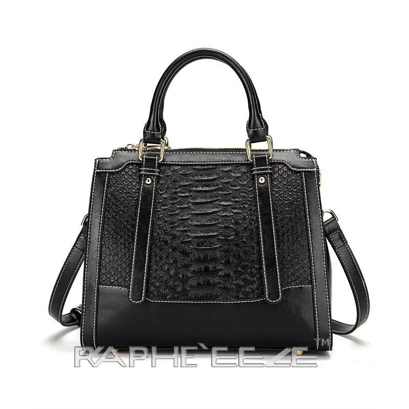 Stylish Tote Bag for Woman - Small Black Handbag