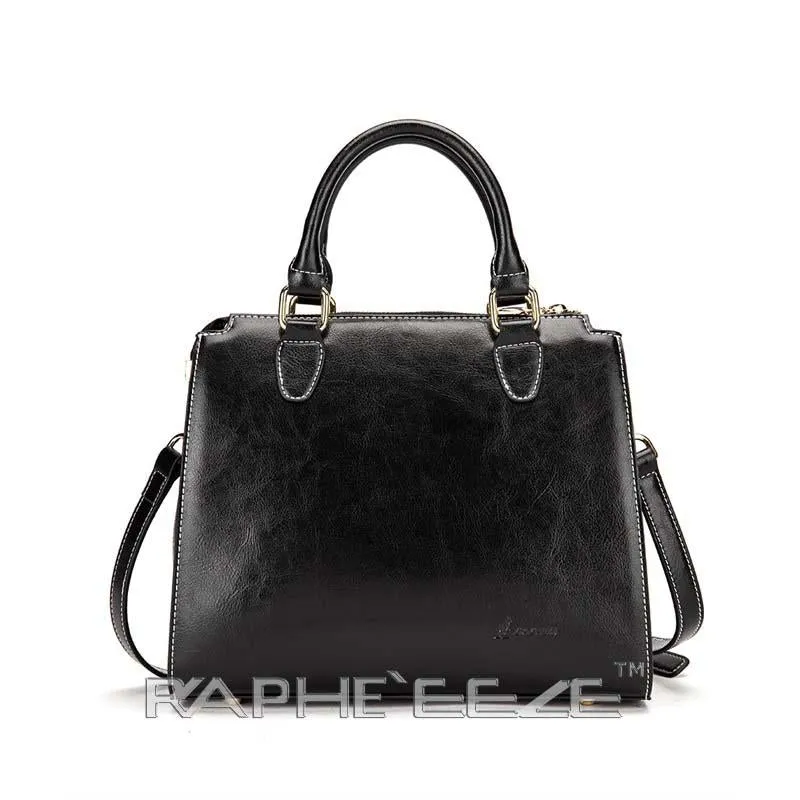 Stylish Tote Bag for Woman - Small Black Handbag