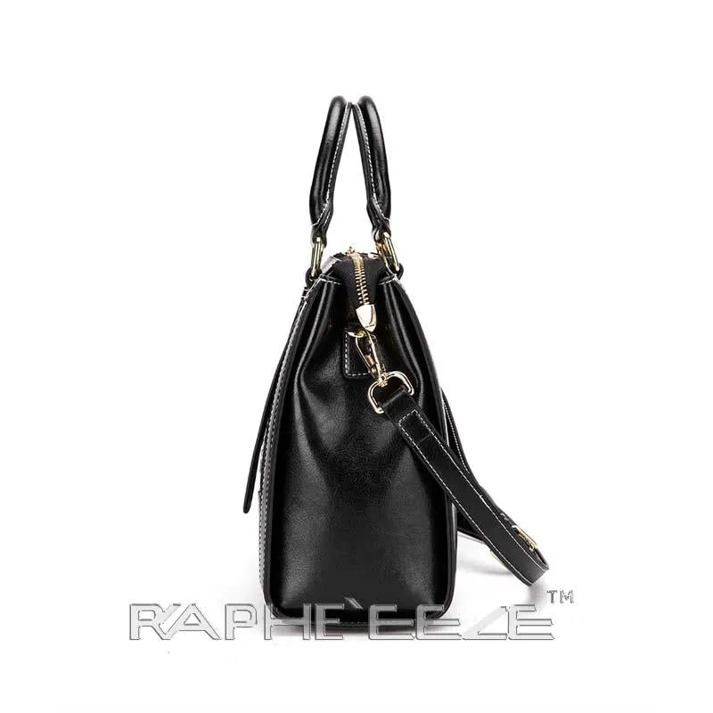 Stylish Tote Bag for Woman - Small Black Handbag