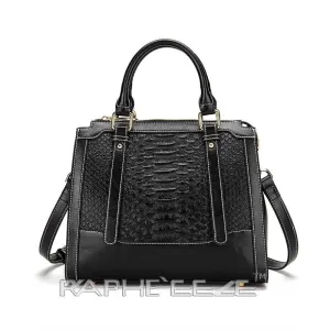 Stylish Tote Bag for Woman - Small Black Handbag