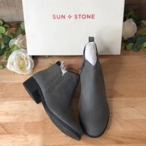 Sun   Stone Cadee Ankle Booties Grey 8