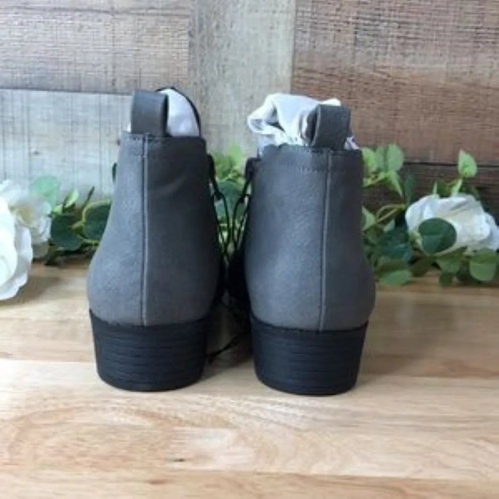 Sun   Stone Cadee Ankle Booties Grey 8
