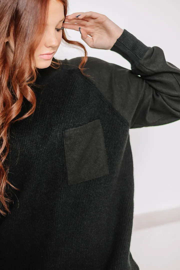 Sweater Szn Mock Neck Sweater | Black