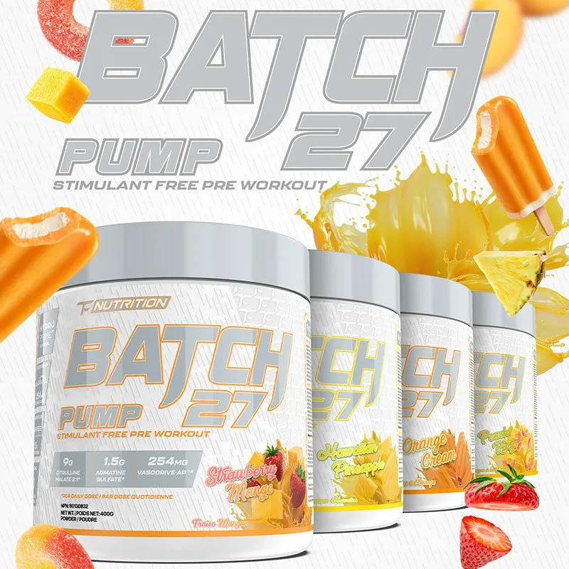 TC Nutrition Batch 27 Pump Stim Free