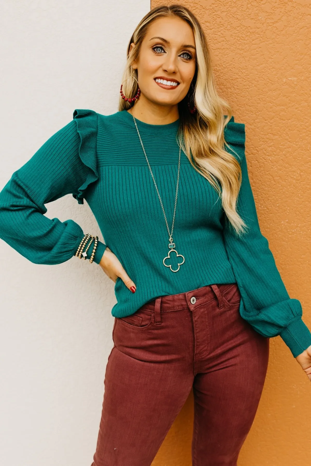 The Baxter Ribbed Crew Neck Sweater
