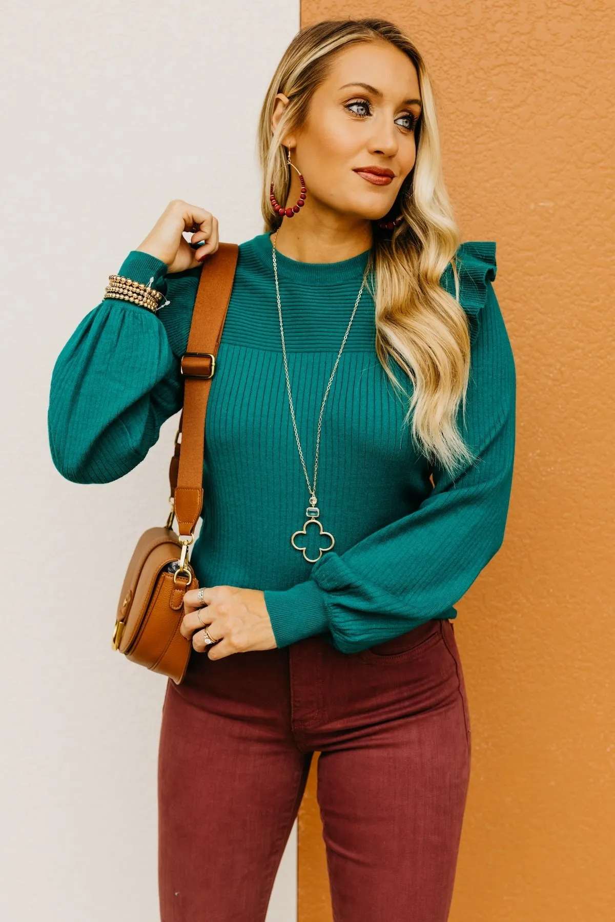 The Baxter Ribbed Crew Neck Sweater