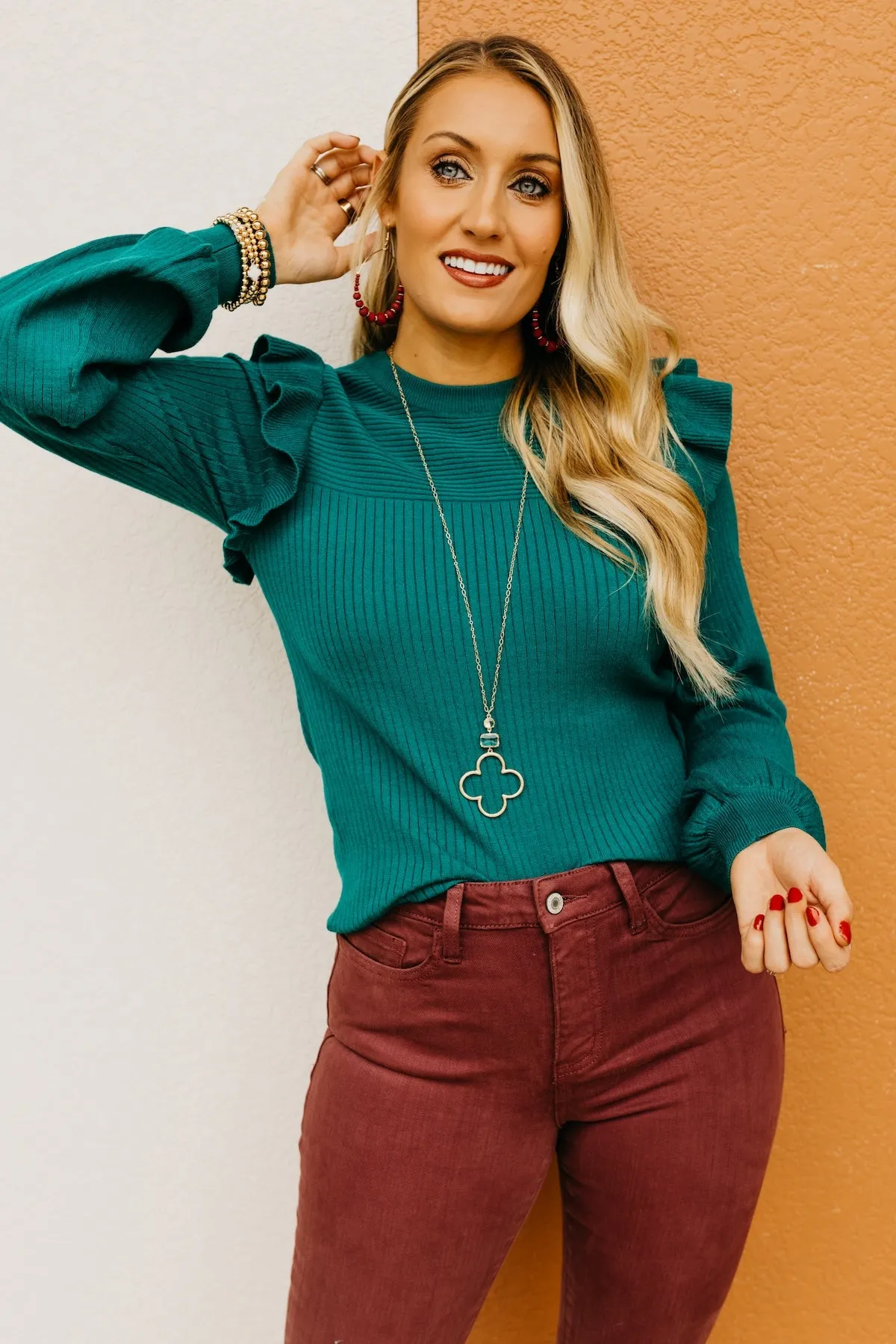 The Baxter Ribbed Crew Neck Sweater