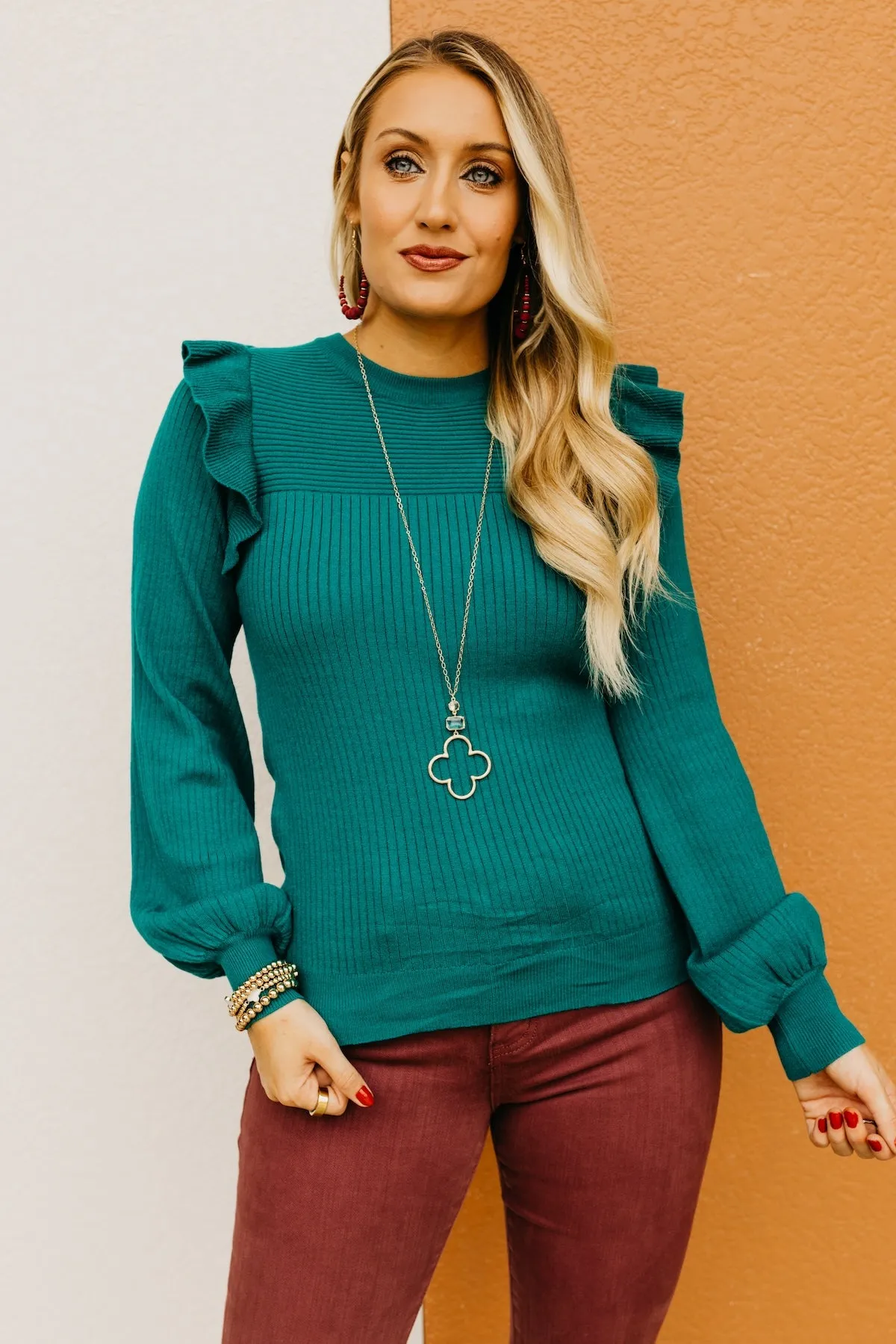 The Baxter Ribbed Crew Neck Sweater
