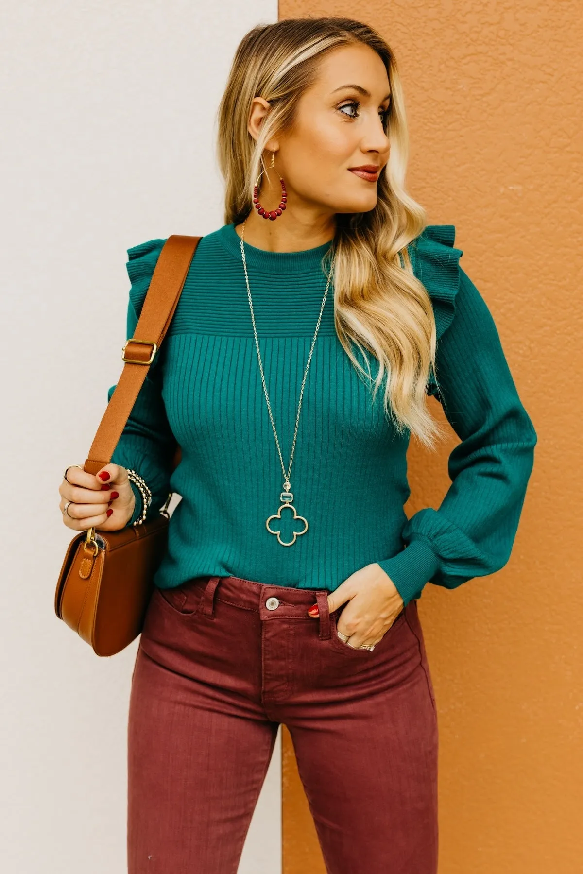 The Baxter Ribbed Crew Neck Sweater