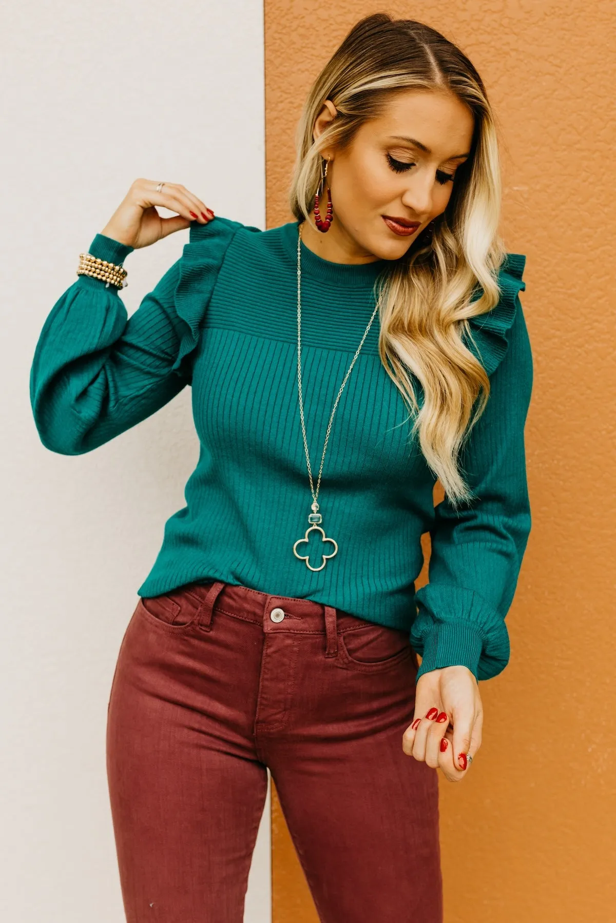 The Baxter Ribbed Crew Neck Sweater