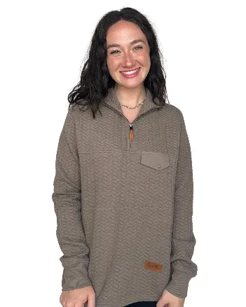 The Minley Knit Pullover || Chocolate Milk
