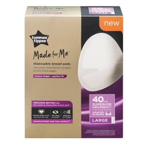 Tommee Tippee 40x Daily Breast Pads - Large