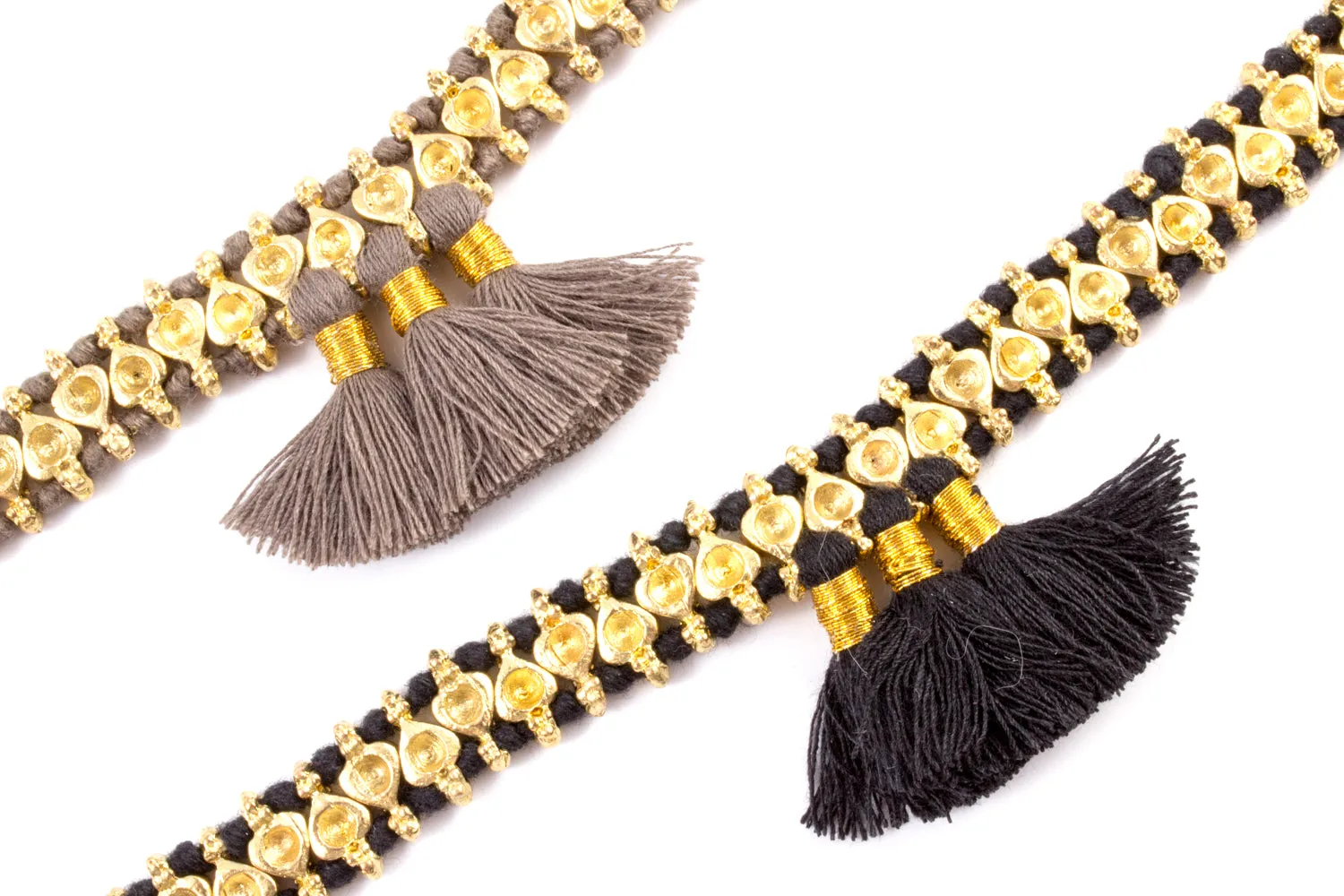 Trio Tassel Bracelet - Handmade in Egypt (Two Colors Available)
