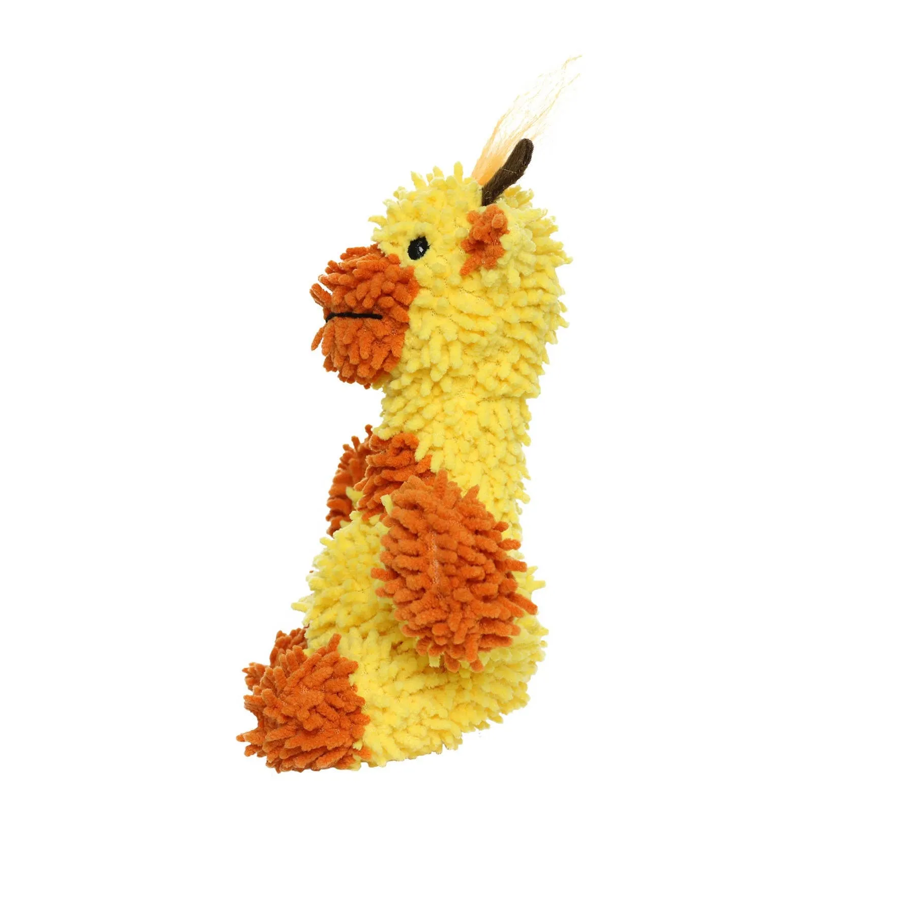 Tuffy Dog Toys - VIP Products - Mighty Jr Microfiber Ball Giraffe, Durable, Squeaky Dog Toy