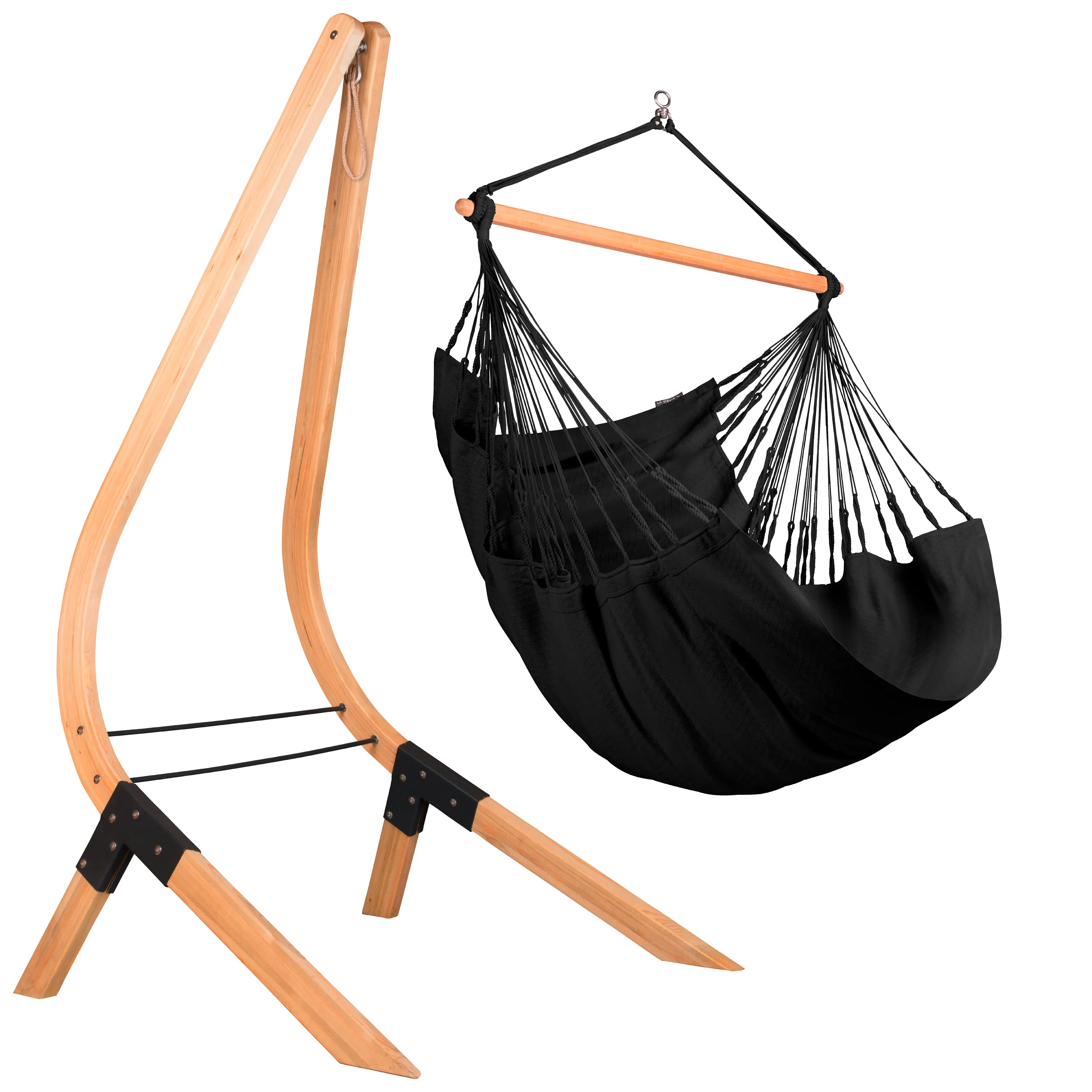 Vela Caramel - FSC Certified Spruce Stand for Basic Hammock Chairs