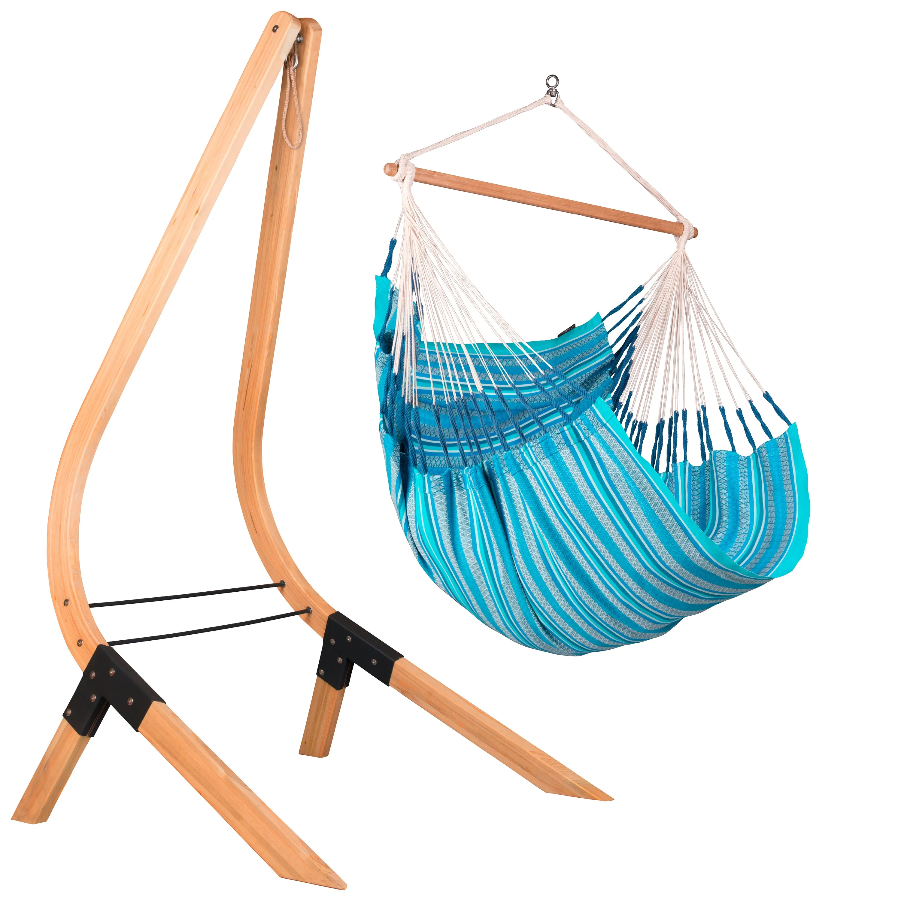 Vela Caramel - FSC Certified Spruce Stand for Basic Hammock Chairs