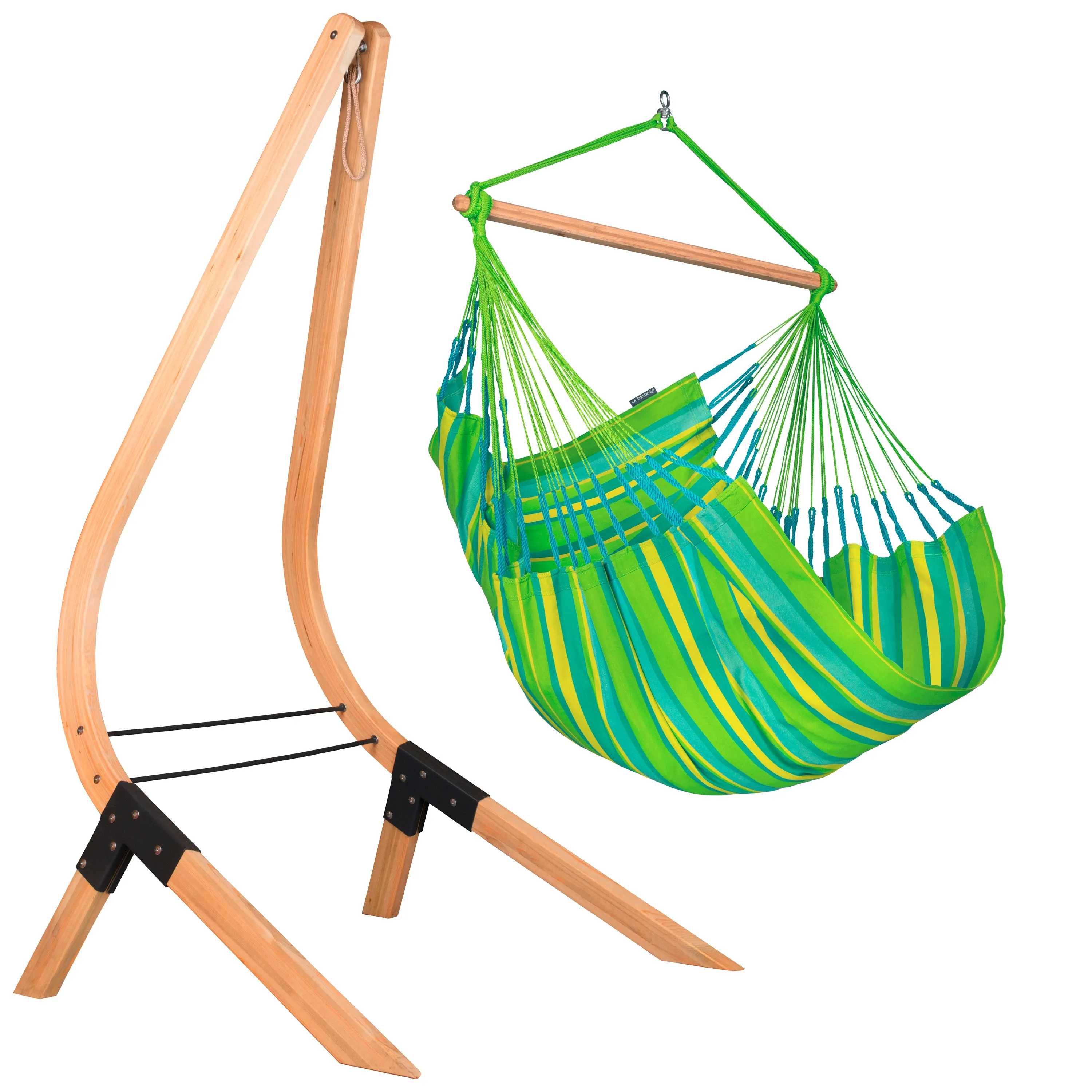 Vela Caramel - FSC Certified Spruce Stand for Basic Hammock Chairs