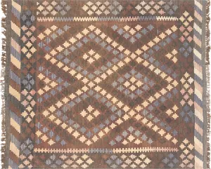Vintage Afghan Maimana Kilim - 5'1" x 6'2"