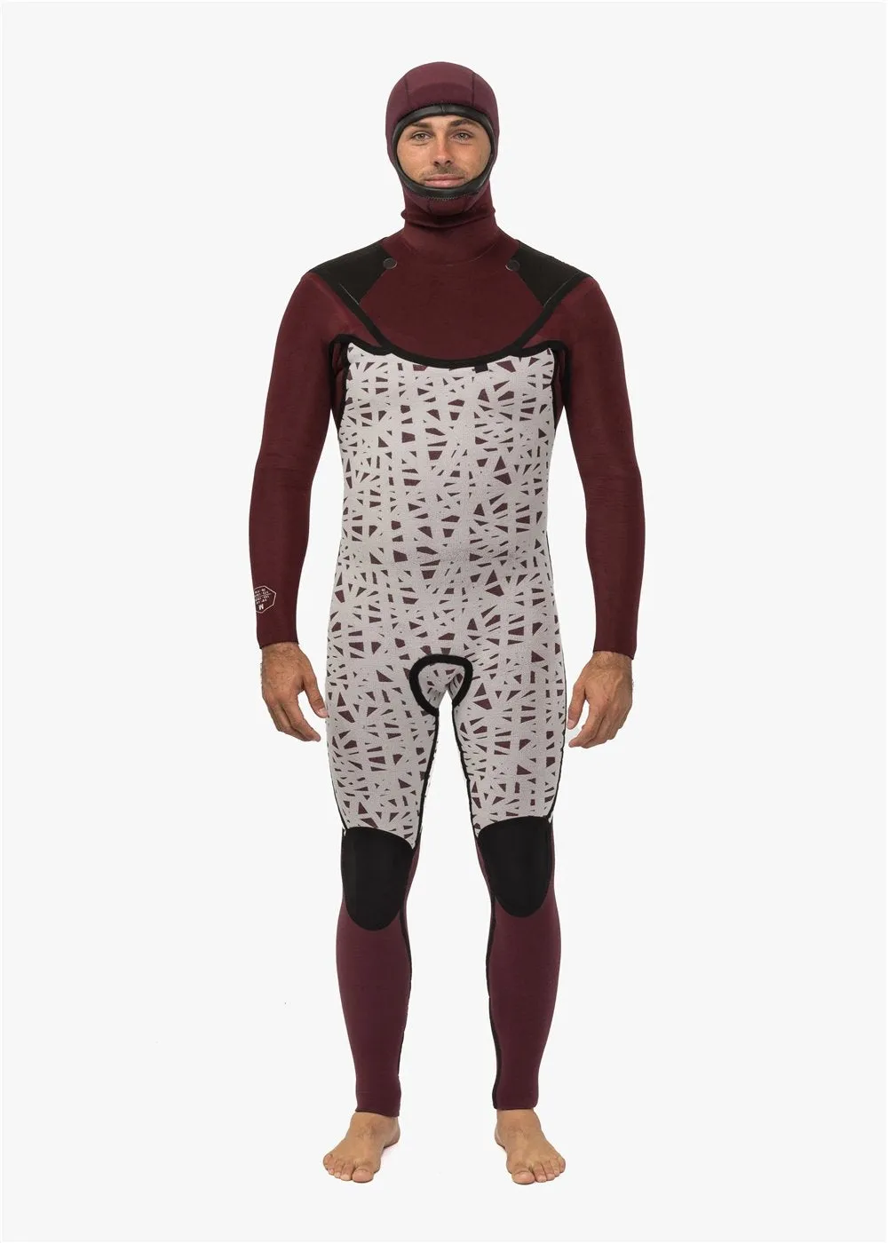 Vissla  New Seas 5-4 Hooded V-Zip Wetsuit