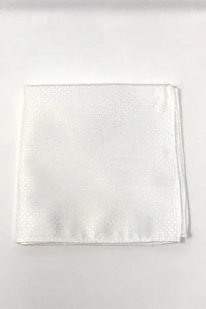White Regal Pocket Square