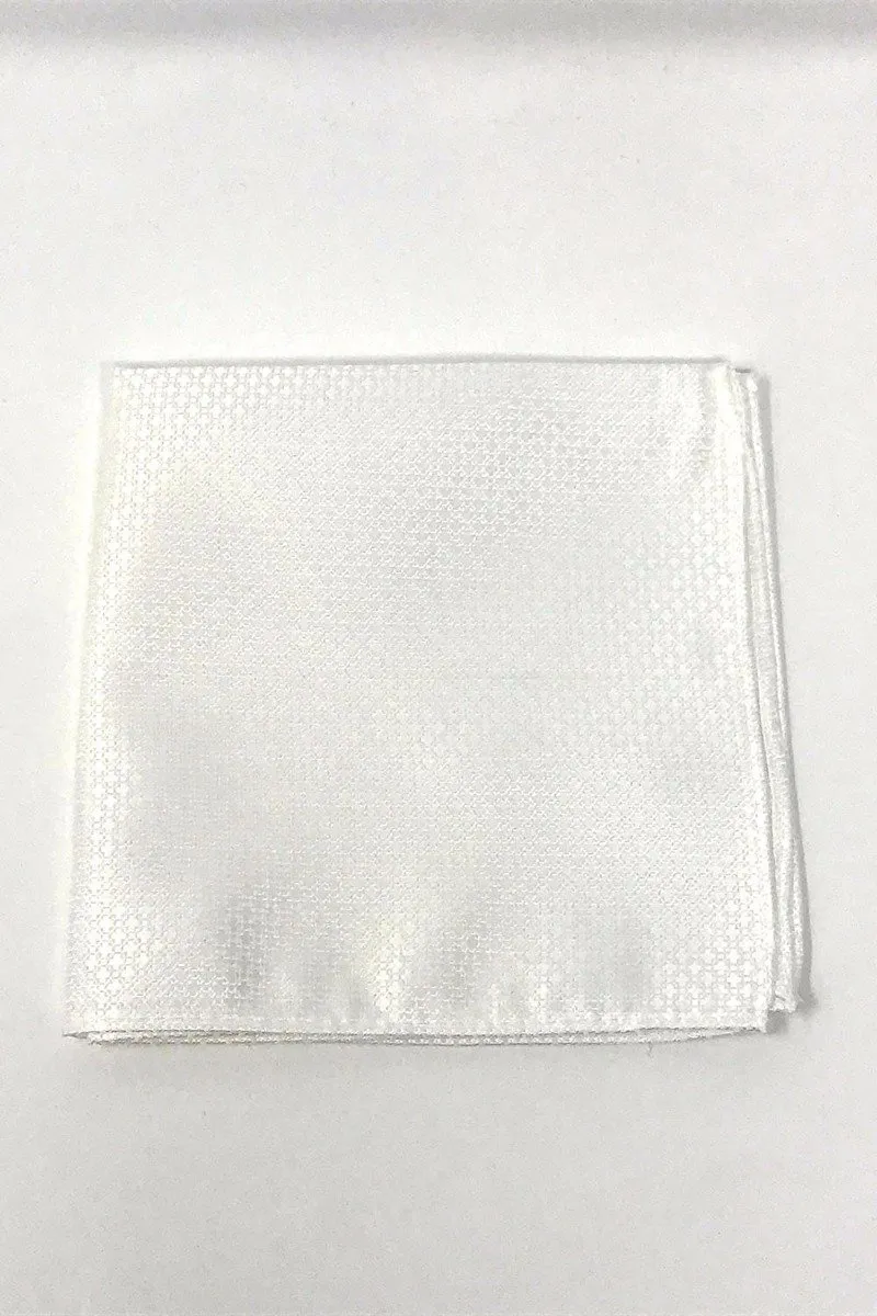 White Regal Pocket Square