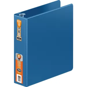 Wilson Jones® Heavy Duty Round Ring Binder with Extra Durable Hinge, 2", PC Blue