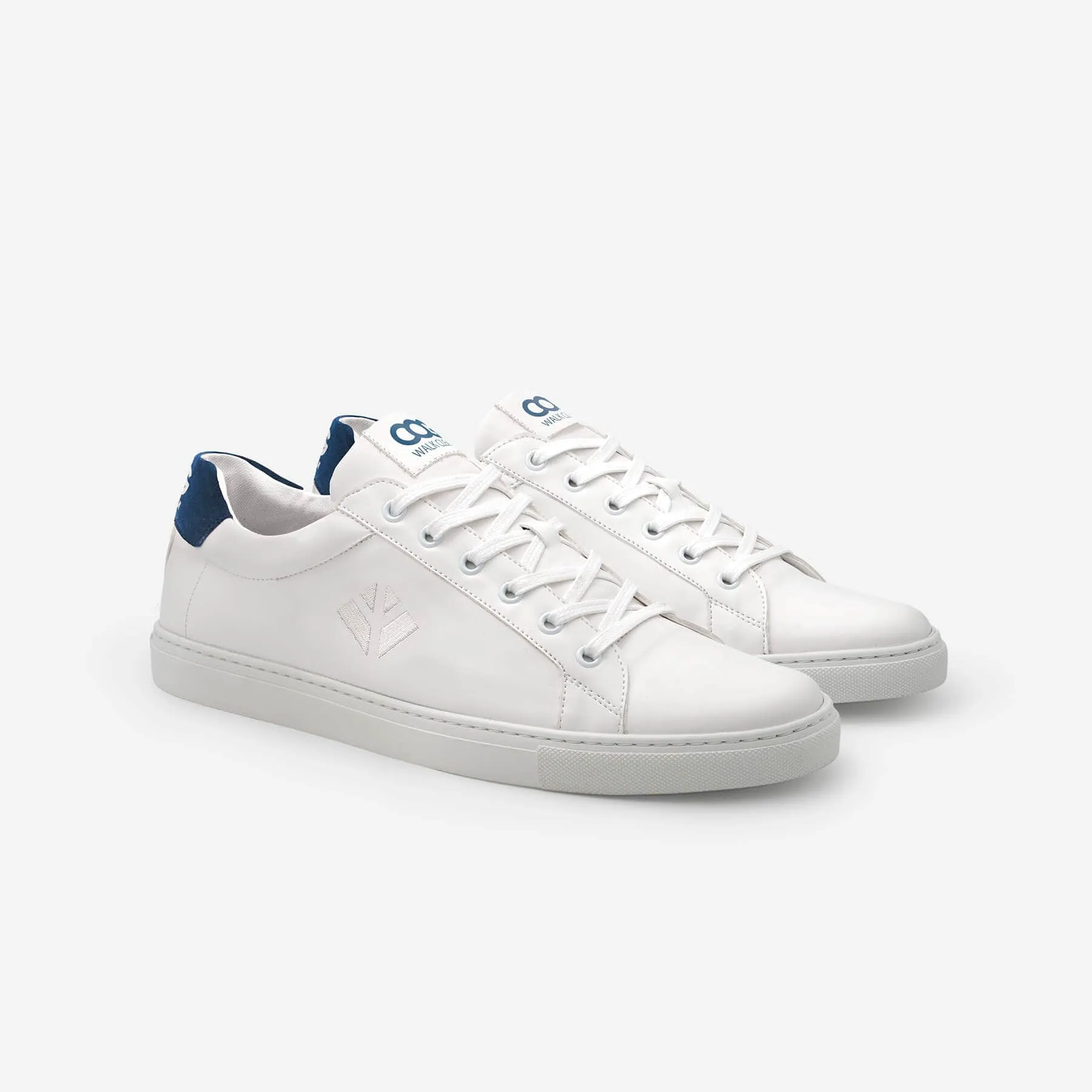 Winton Unisex Vegan Sneakers | White & Blue