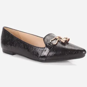 Women's "POLLI" Pointed Toe Slip On Flat Pumps