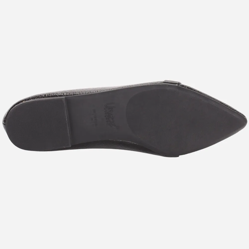 Women's "POLLI" Pointed Toe Slip On Flat Pumps