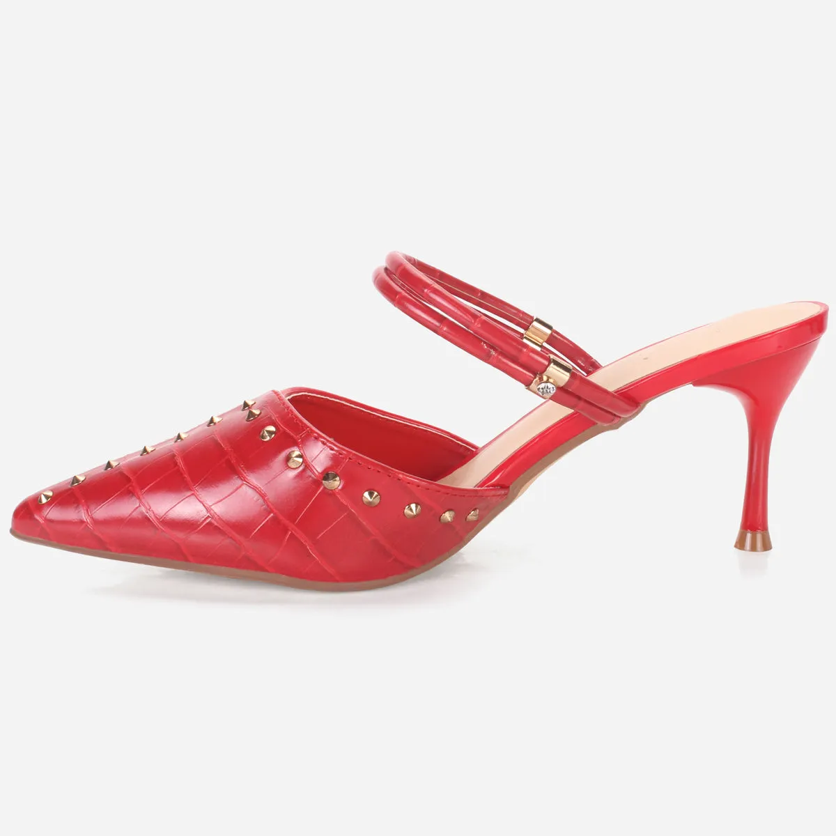 Women's "WAVERLY" Stud Detailing Evening Sandals