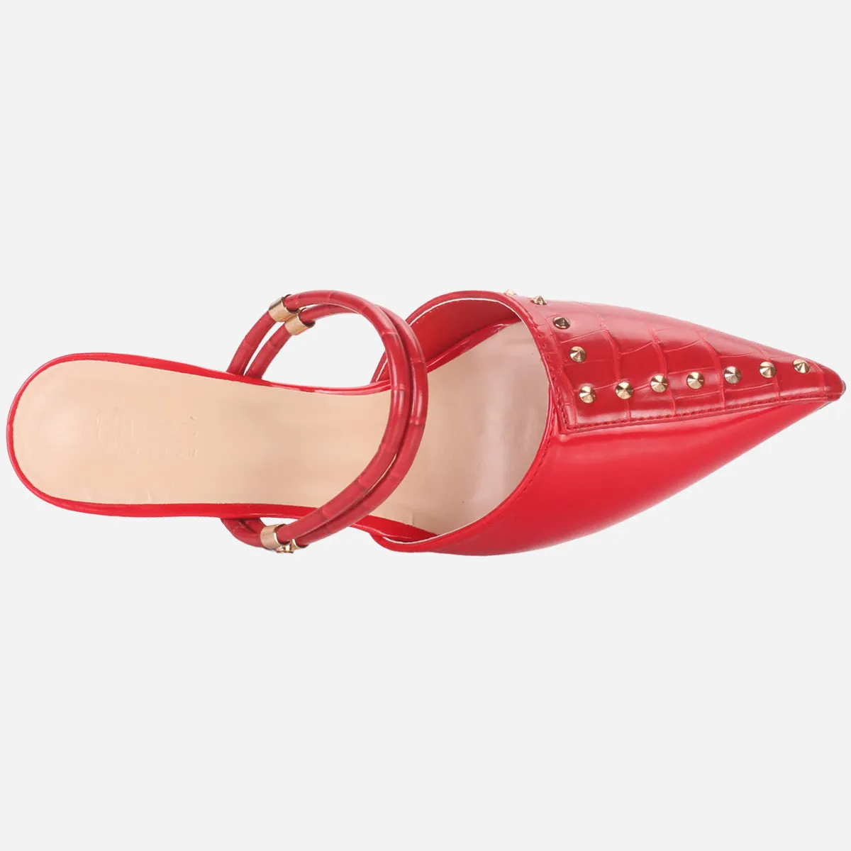 Women's "WAVERLY" Stud Detailing Evening Sandals