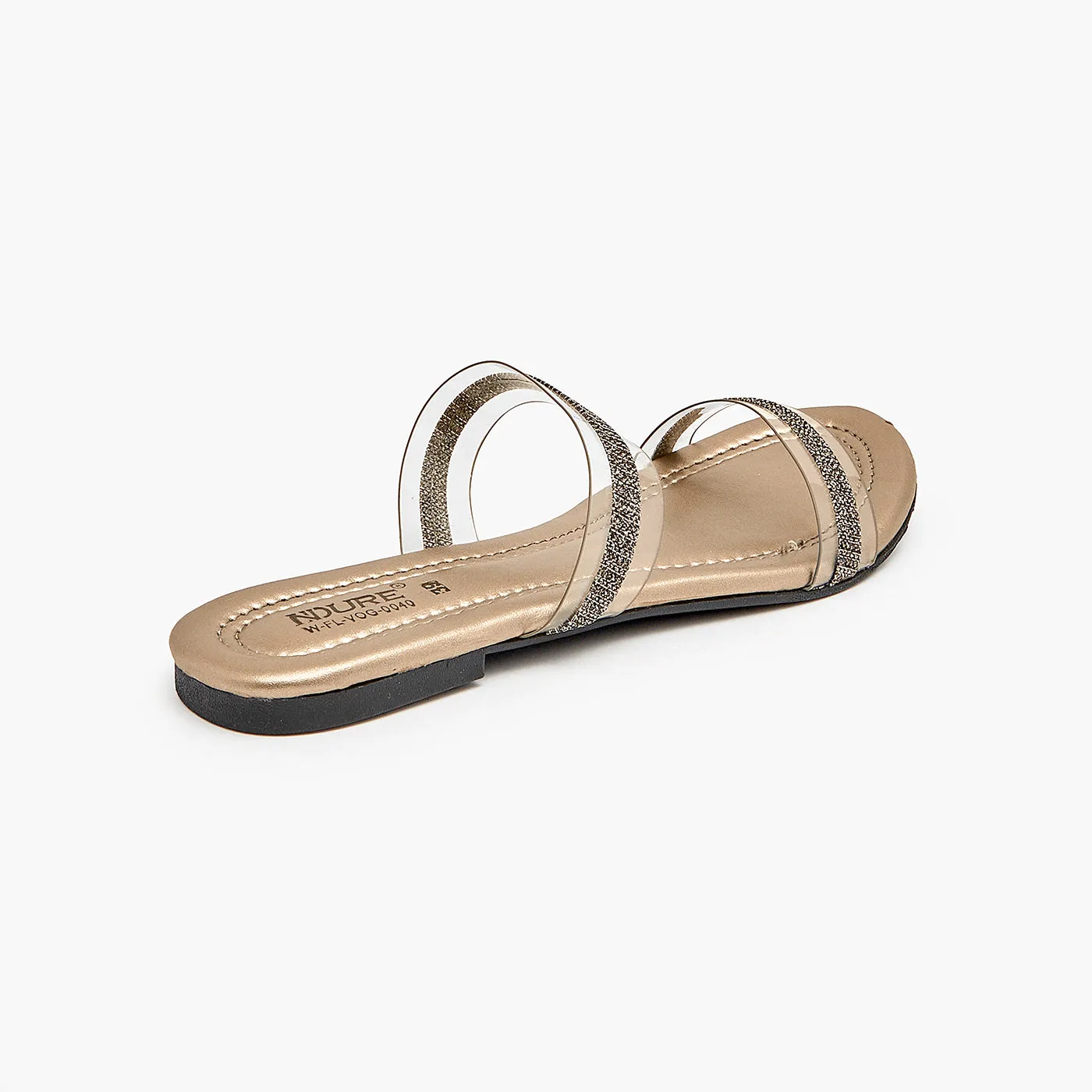 Womens Strappy Slides