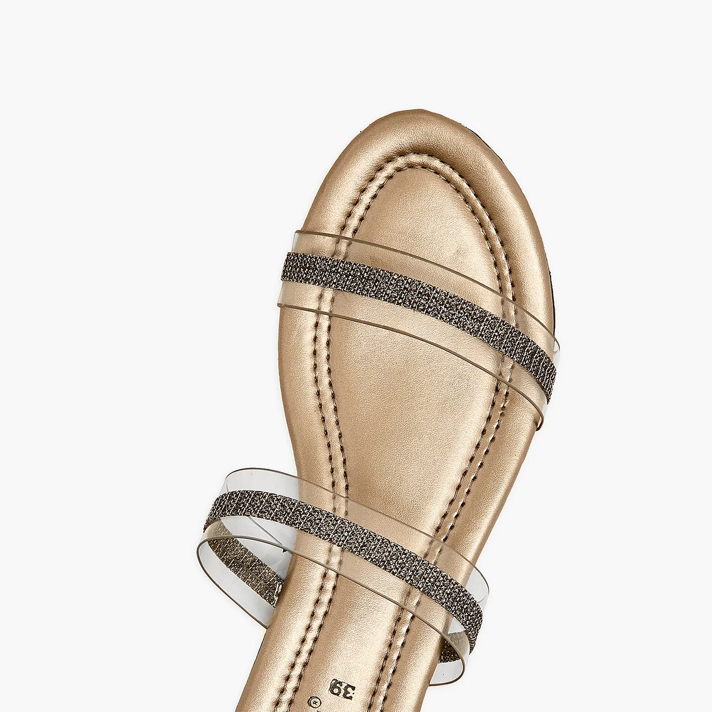 Womens Strappy Slides
