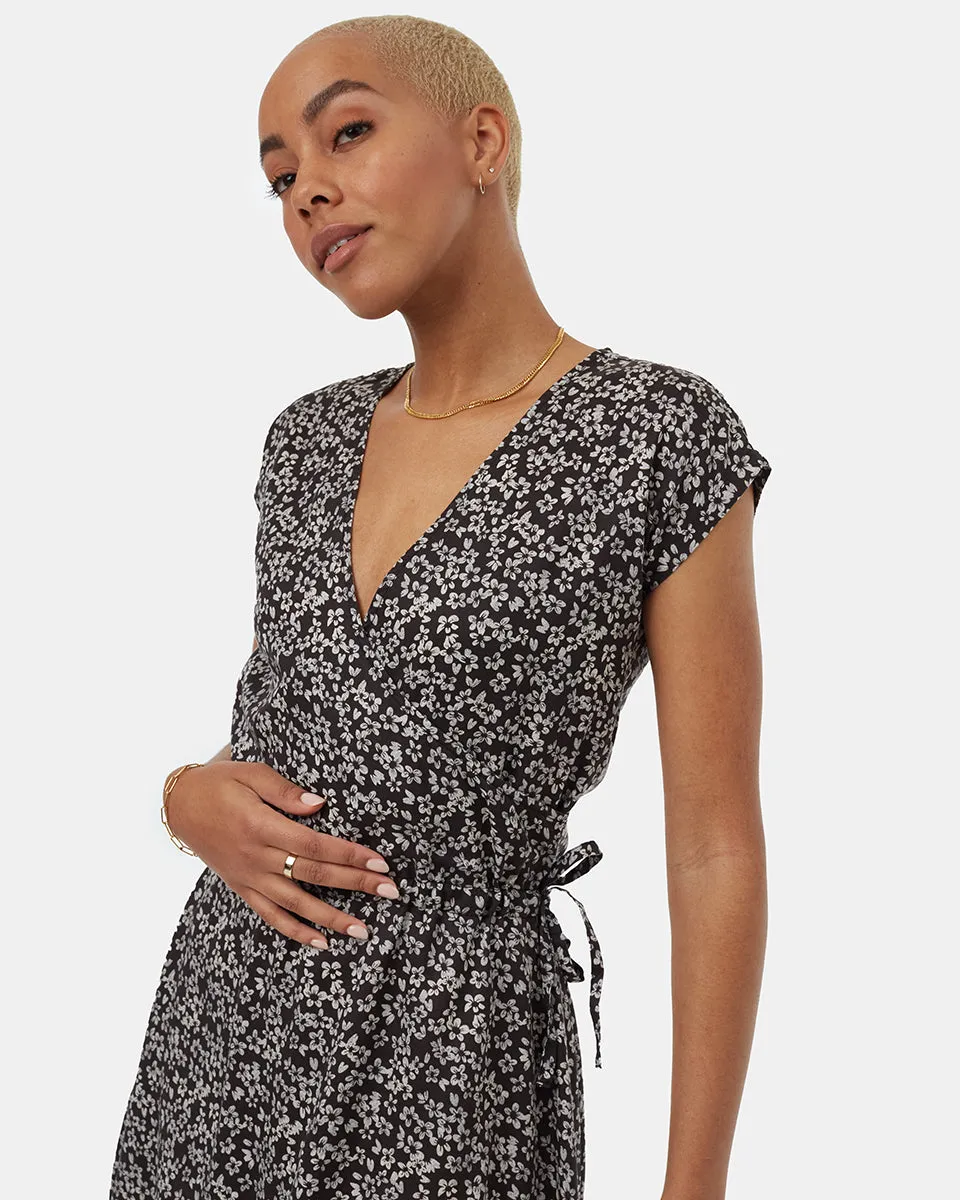 Woven Wrap Dress